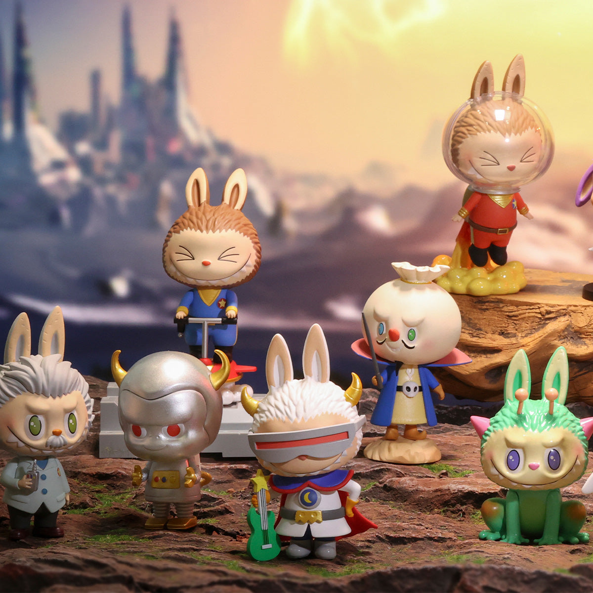 Figurine Labubu La boîte 12pcs – Space Adventure Serie
