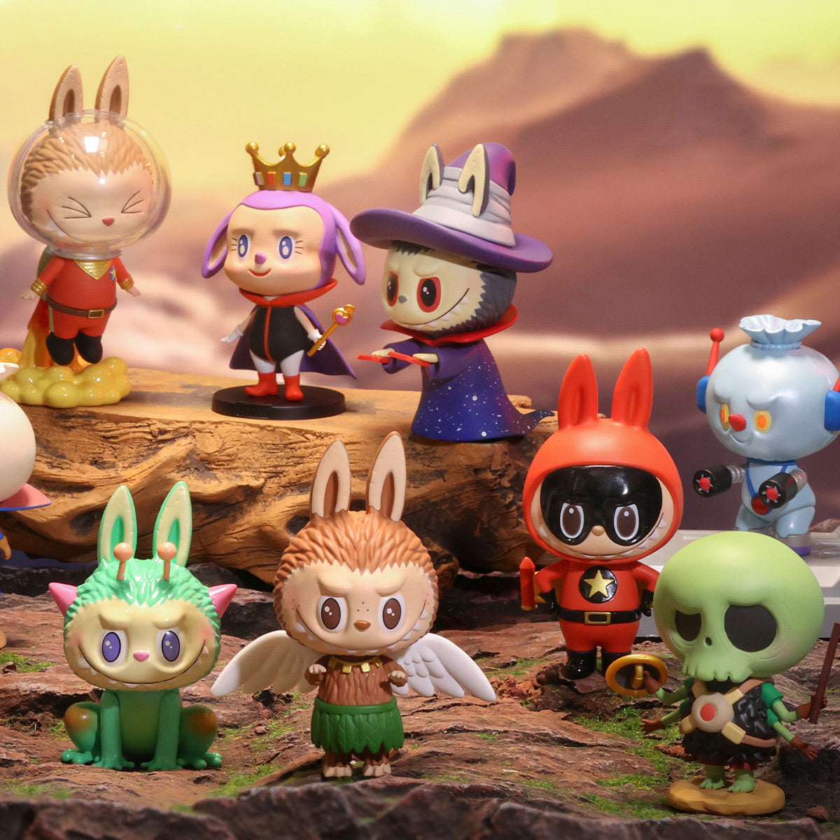 Figurine Labubu La boîte 12pcs – Space Adventure Serie