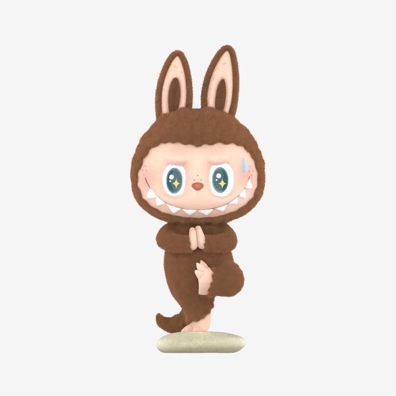 Figurine Labubu Yoga Coach – Série Lazy Yoga ( Edition Secrète )