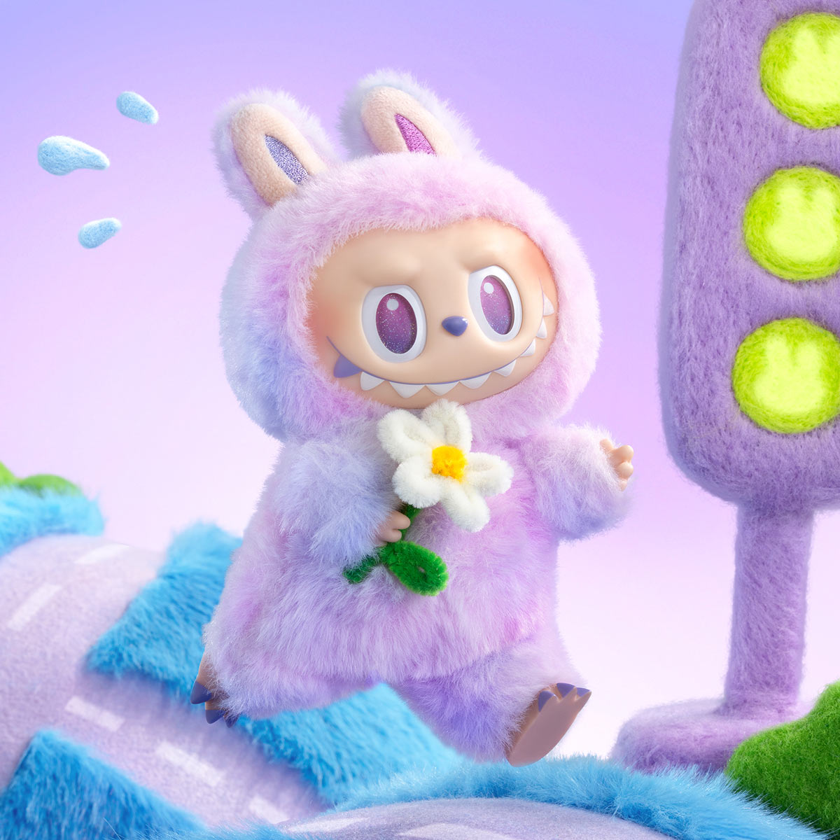 Peluche Labubu Big into Energy Series - Blind BOX 6 pièces