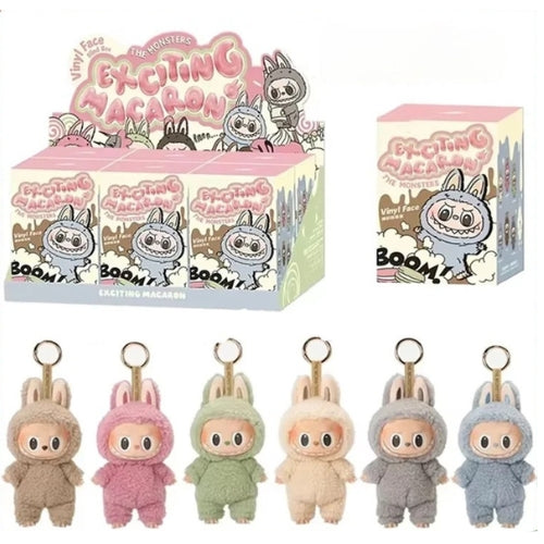 Peluche Labubu - Exciting Macaron Series - The monsters- 6 pièces