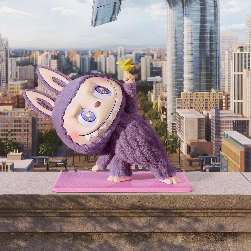 Figurine Labubu Lazy Yoga Series - The Monsters - 10 pièces