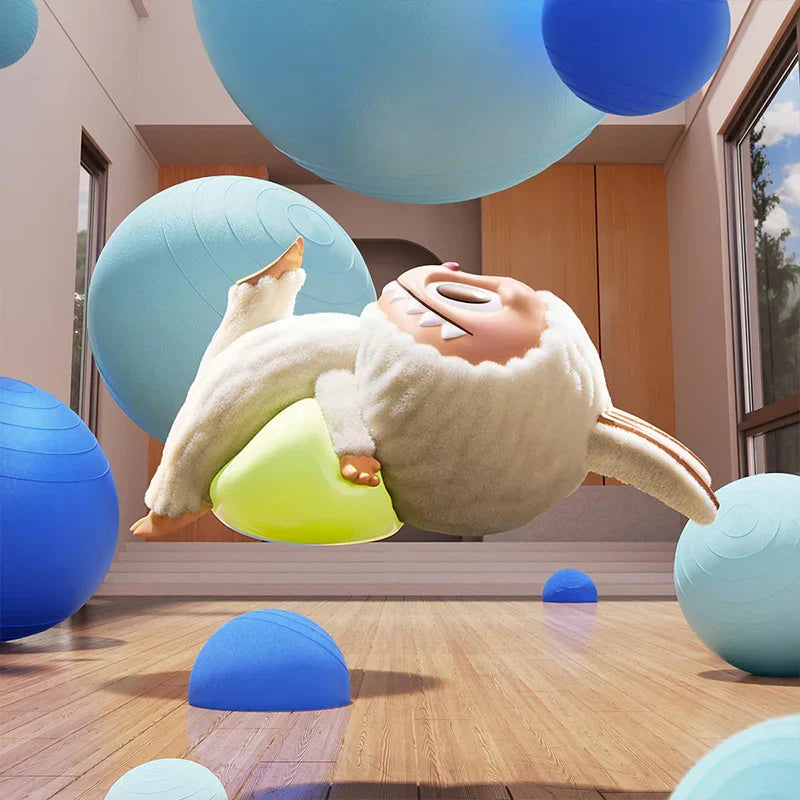 Figurine Labubu Lazy Yoga Series - The Monsters